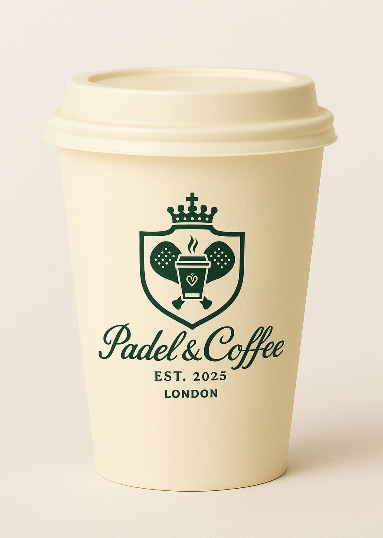 Takeaway Cup — Cream